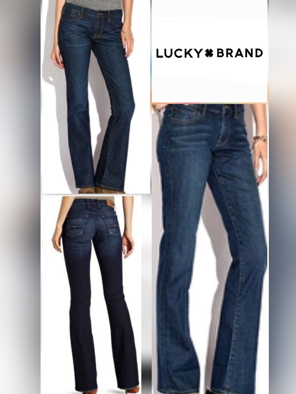 Lucky Brand Stark Sweet N Low Bootcut Dark Wash